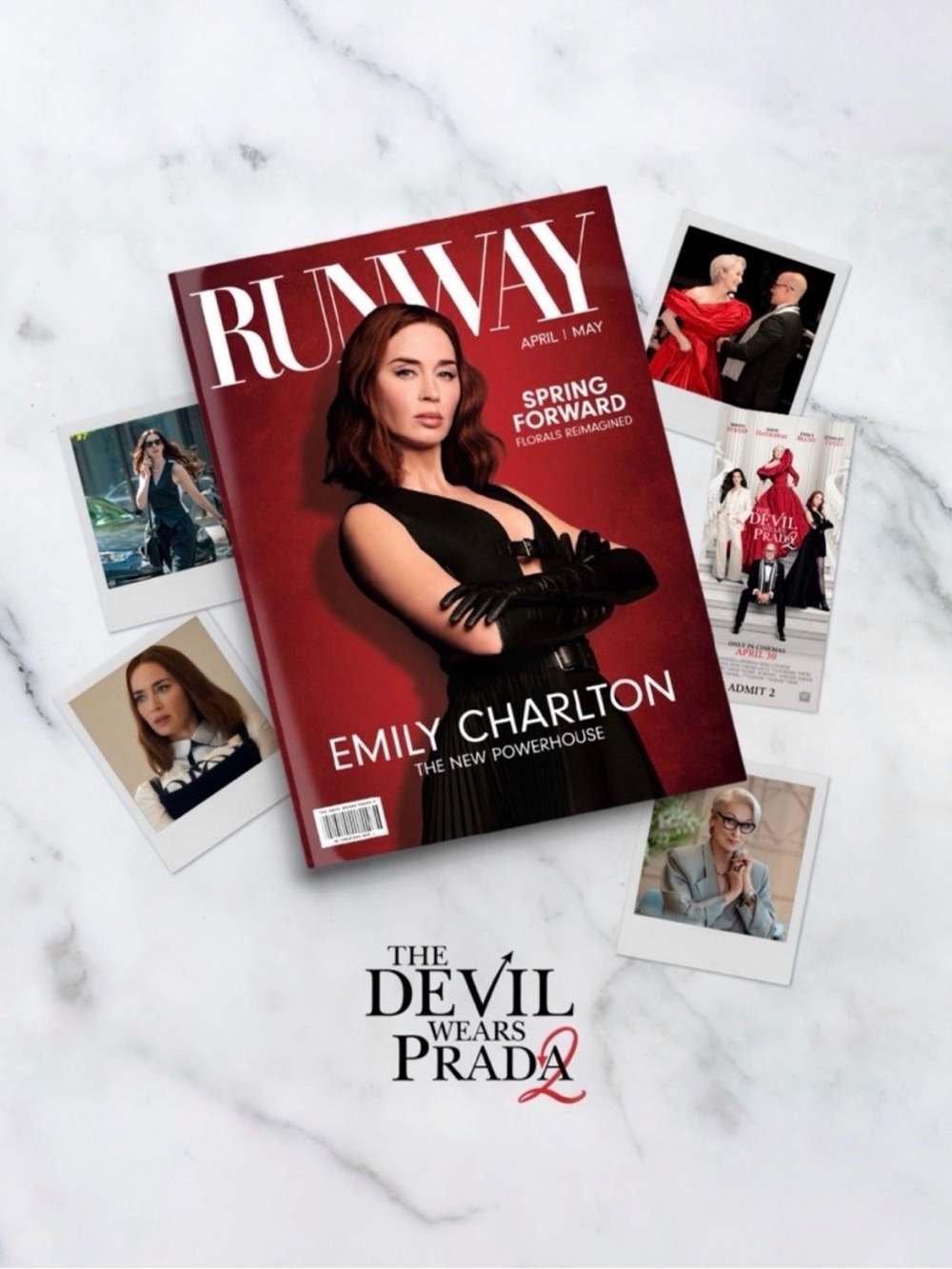 NWT • Runway Magazine “The Devil Wears Prada 2” Collector Issue + Sunglasses